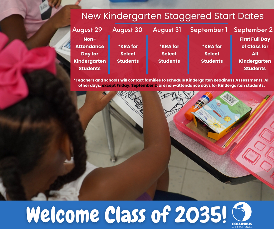 Kindergarten Staggered Start Dates